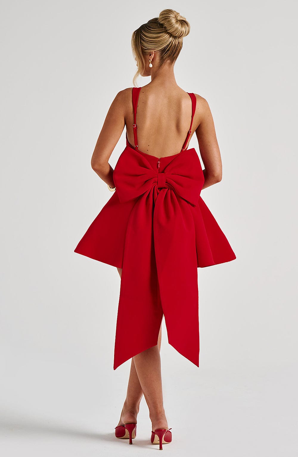 Rue Mini Elbise - Kırmızı