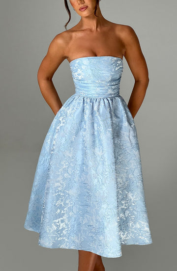 Saoirse Midi Elbise - Mavi