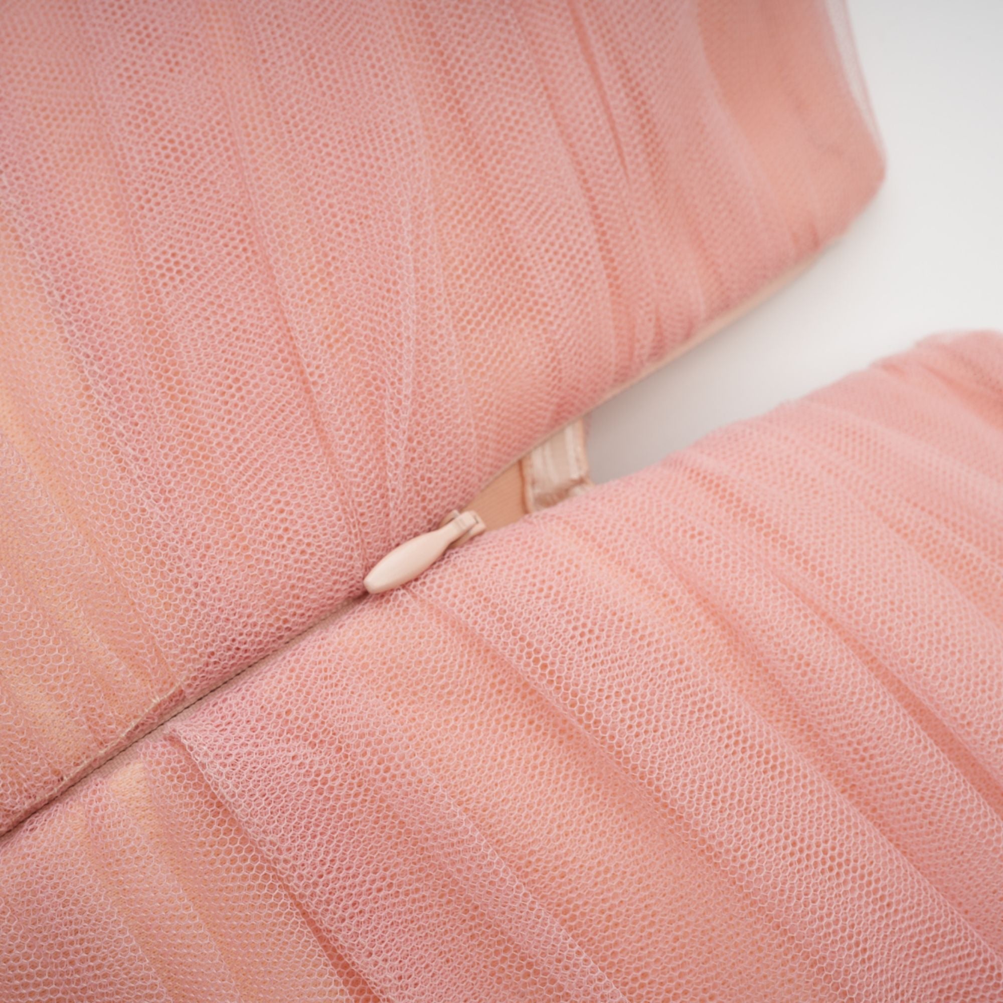 Solene Pembe Katmanlı Maxi Elbise