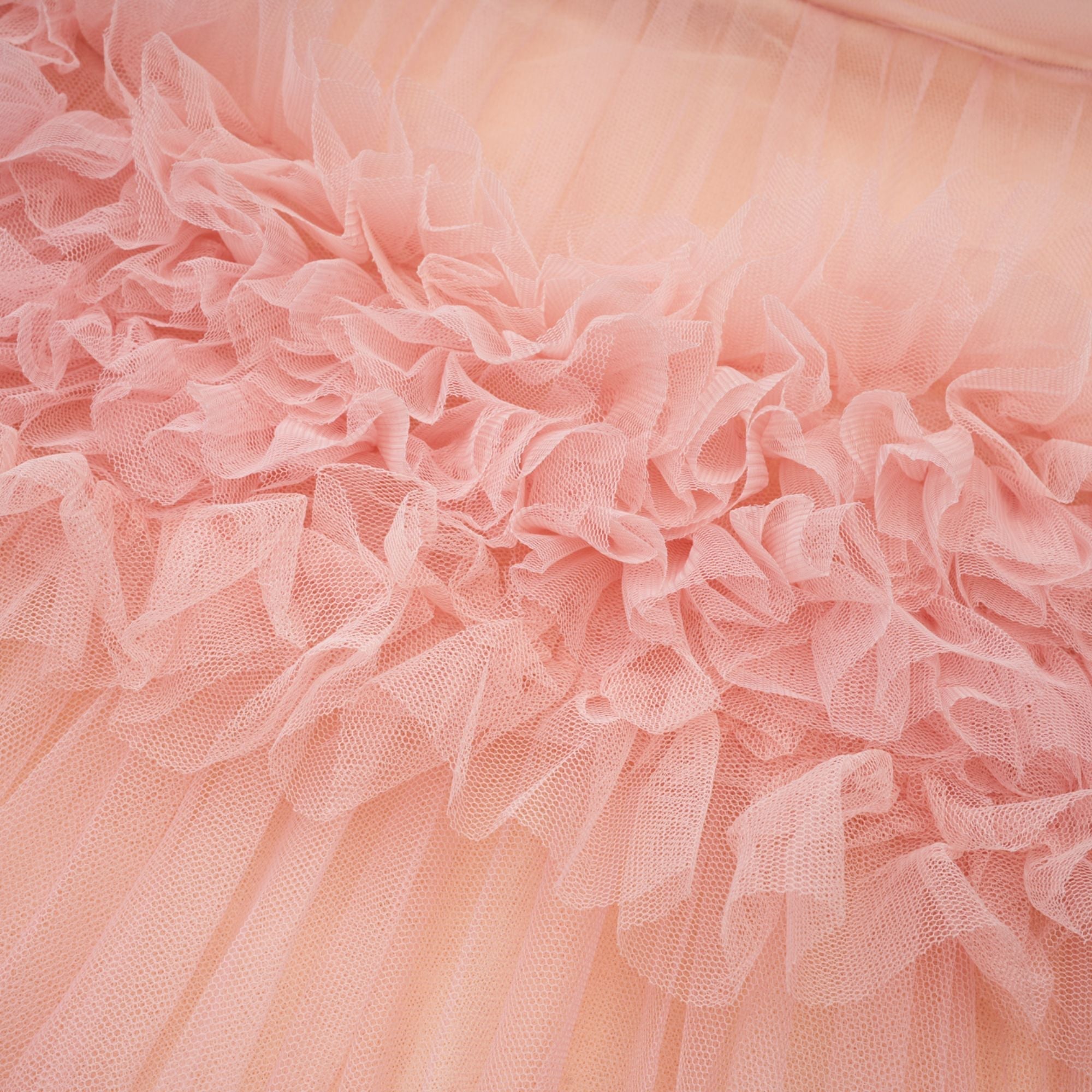 Solene Pembe Katmanlı Maxi Elbise