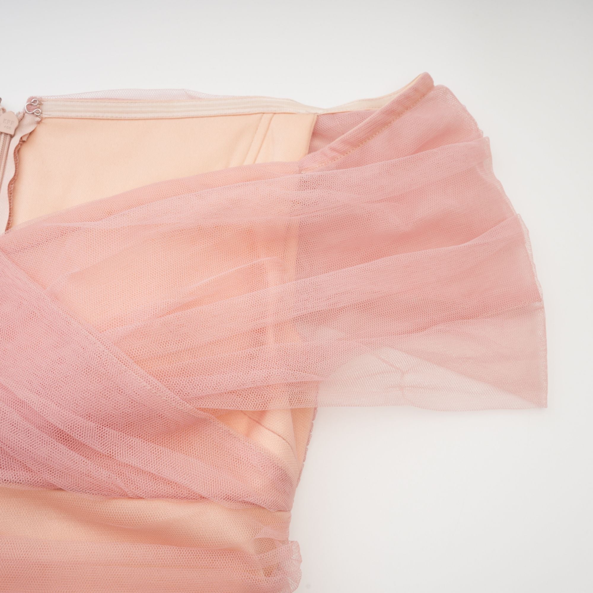 Solene Pembe Katmanlı Maxi Elbise