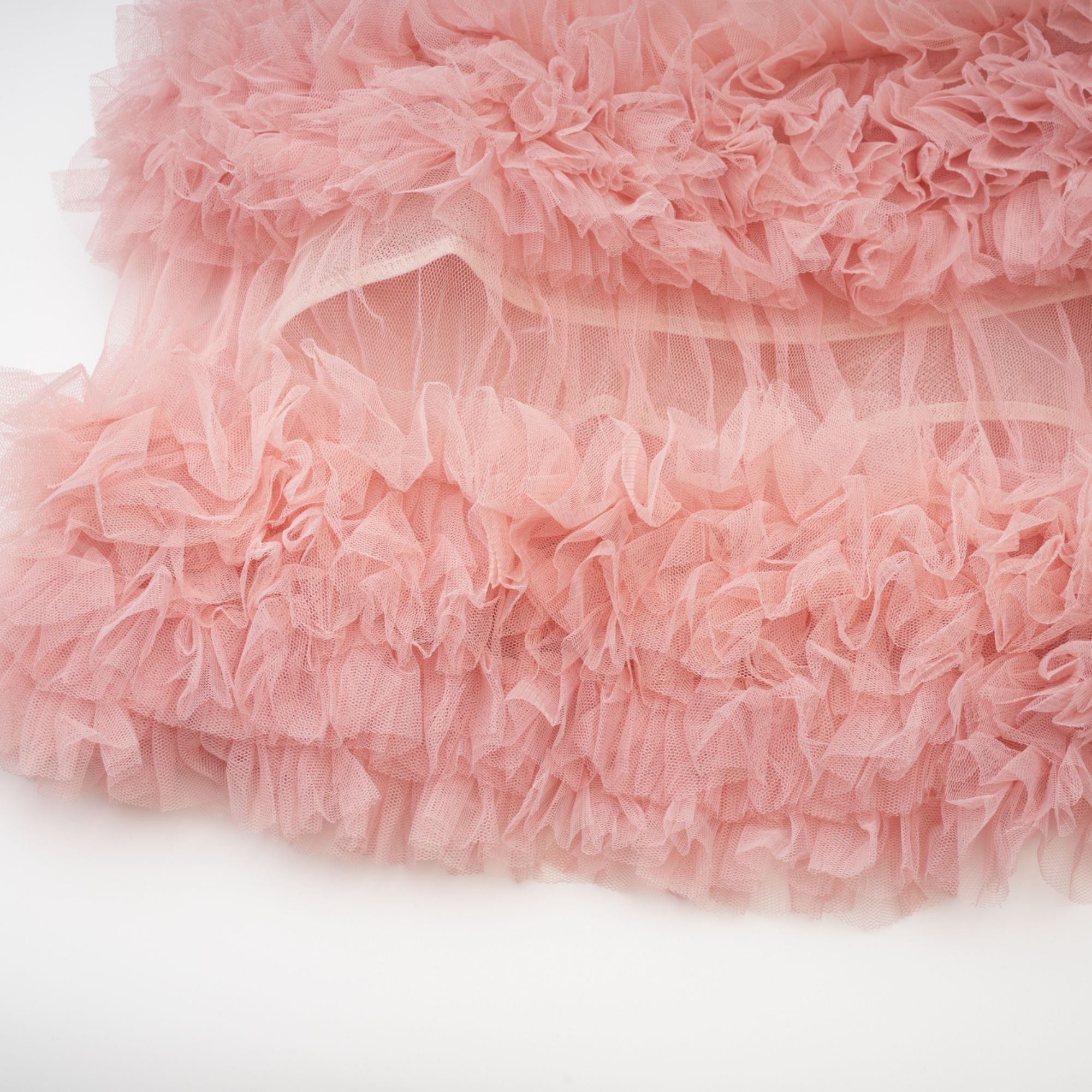 Solene Pembe Katmanlı Maxi Elbise