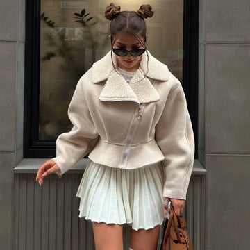 Kürk Detaylı Ceket