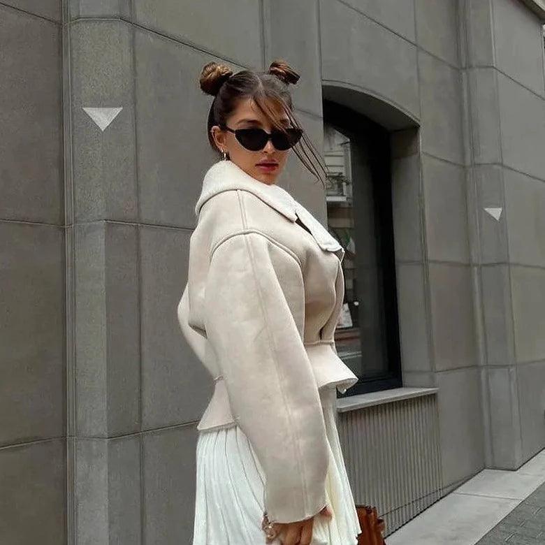 Kürk Detaylı Ceket